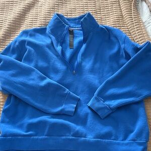 lululemon athletica  Vibrant Blue Zip-Up Sweatshirt